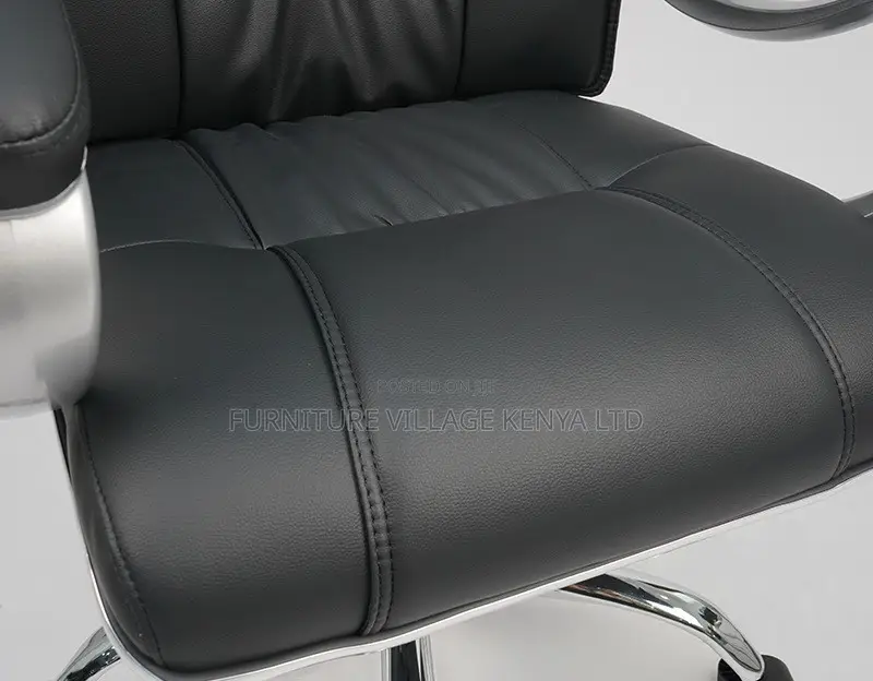 Office Chair: Modern Director’S Office Armchair-Pu Leather