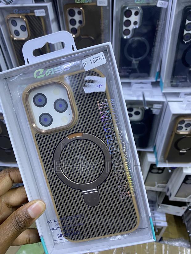 Jokitech iPhone 15 Promax Carbonfiber Ringstand Magsafe Case - thumbnail 3