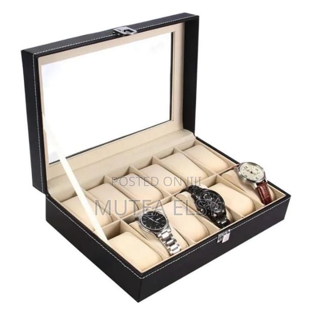 12 Slot Watch Organizer/Storage Boxes - thumbnail 3