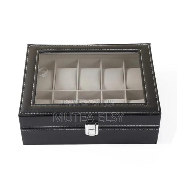 12 Slot Watch Organizer/Storage Boxes - thumbnail 4