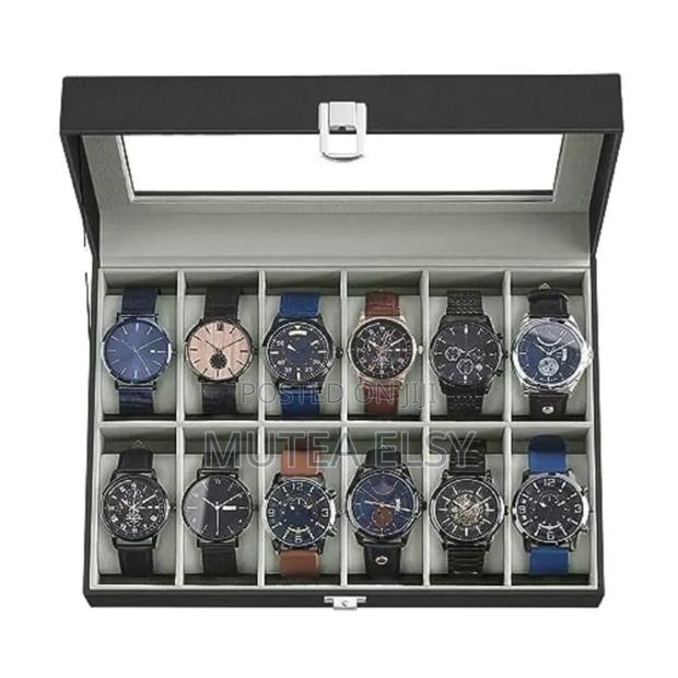 12 Slot Watch Organizer/Storage Boxes - thumbnail 5
