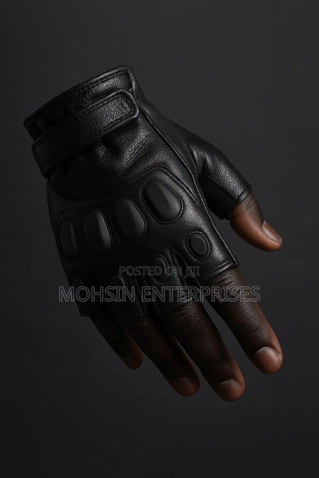 Half Leather Pu Bike Motorcycle and Bicycle Gloves