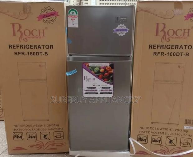 Roch 128l RFR-160dt-B Double Door Refrigerator