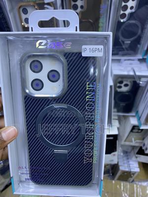 Keysion 16 Pro Max Carbon Fiber Ring Stand Magsafe Case - thumbnail 2