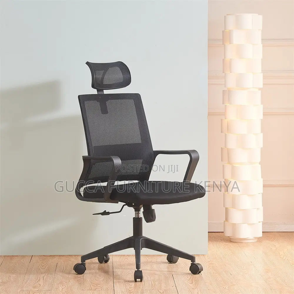 Office Chair: Home Comfort High-Back Orthopedic Mesh Seat
