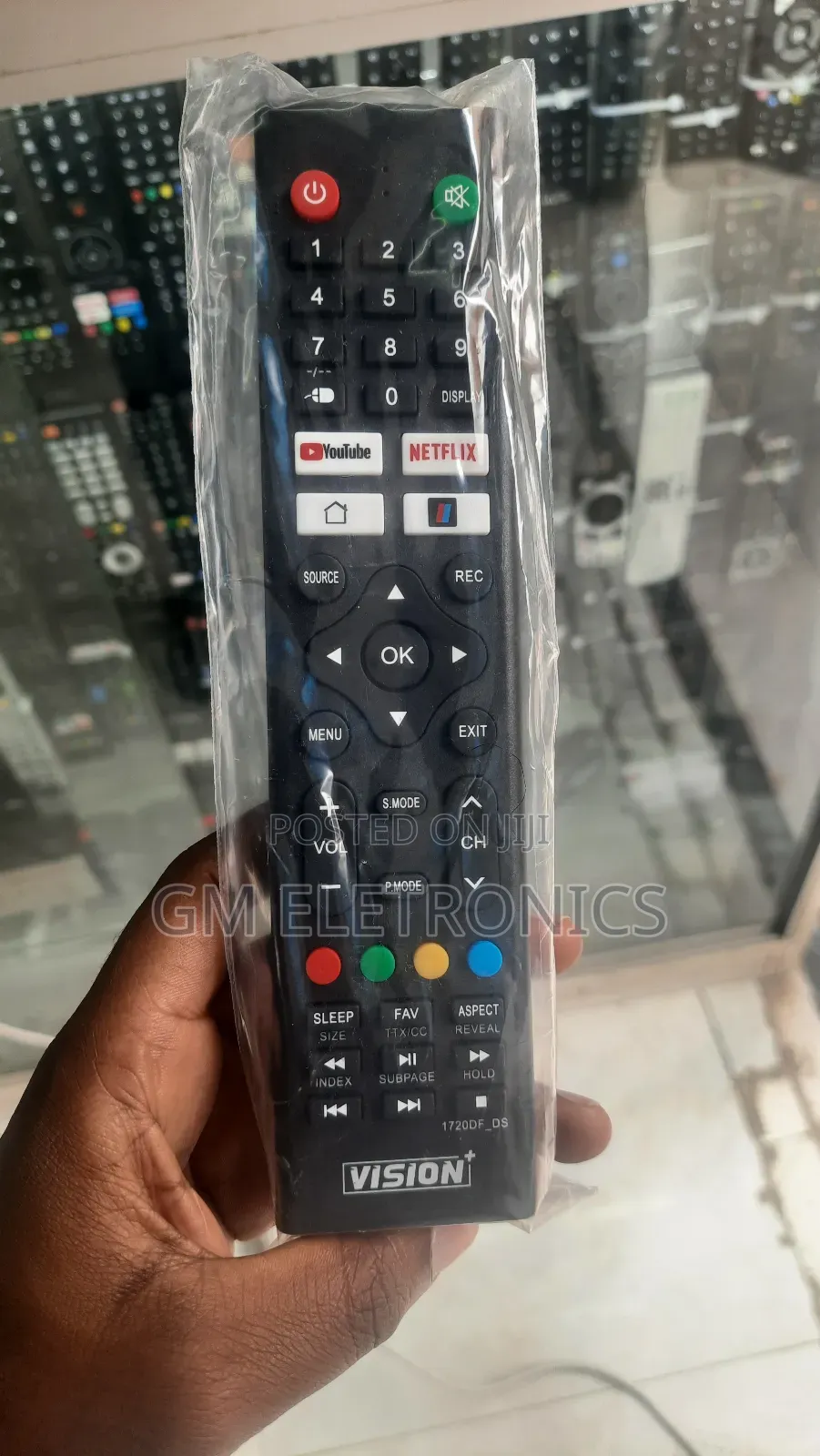Vision+ Smart Tv Remote - Youtube,Nexflix Showmax Button