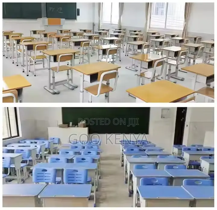School Desk ; Student Single Desk Chair and Table Set