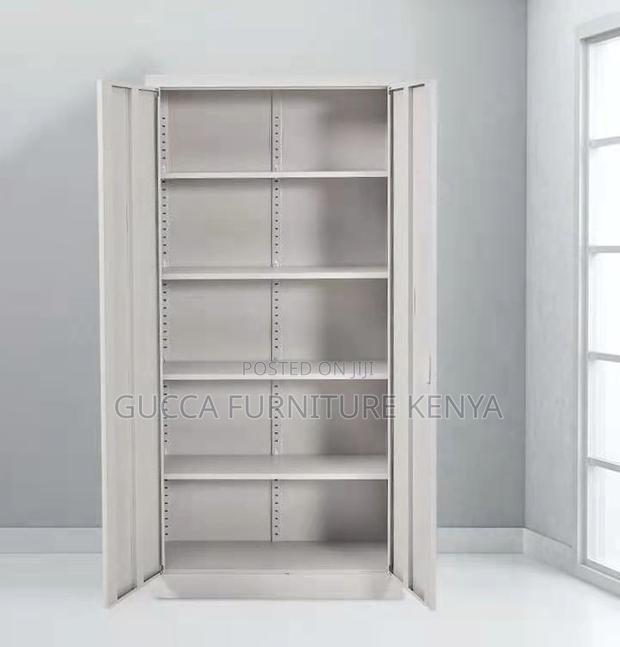 Cabinets: 2-Door Split Five-Section Filing Metallic Cabinet - thumbnail 2