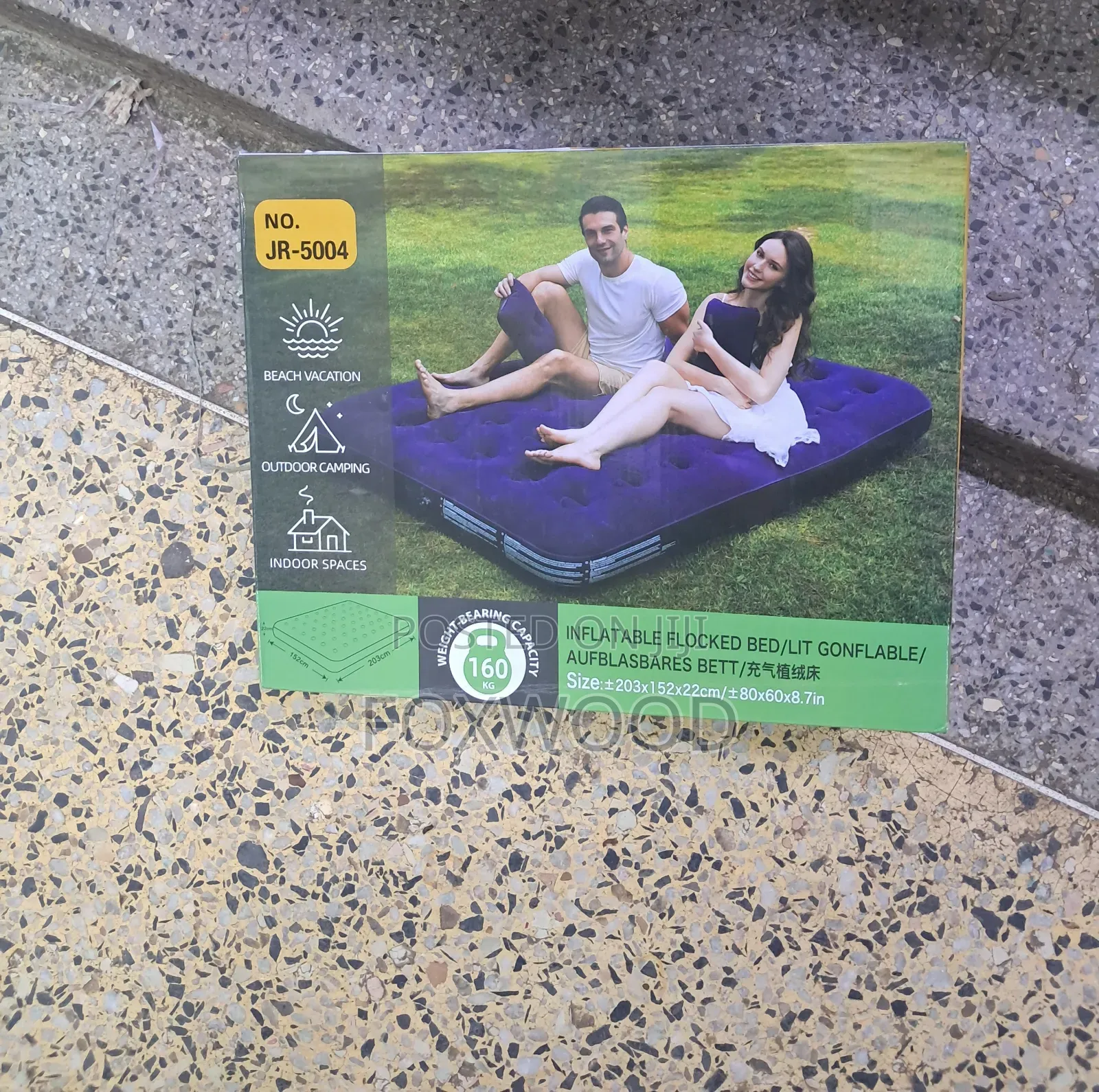 Inflatable Camping Mattress Size 6x6