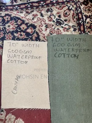 Canvas 600gsm Waterproof Cotton Material for Tents and Bags