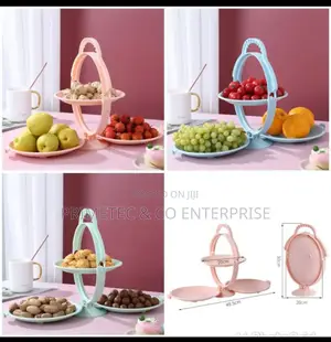 2 Layer Folding Dessert Plate