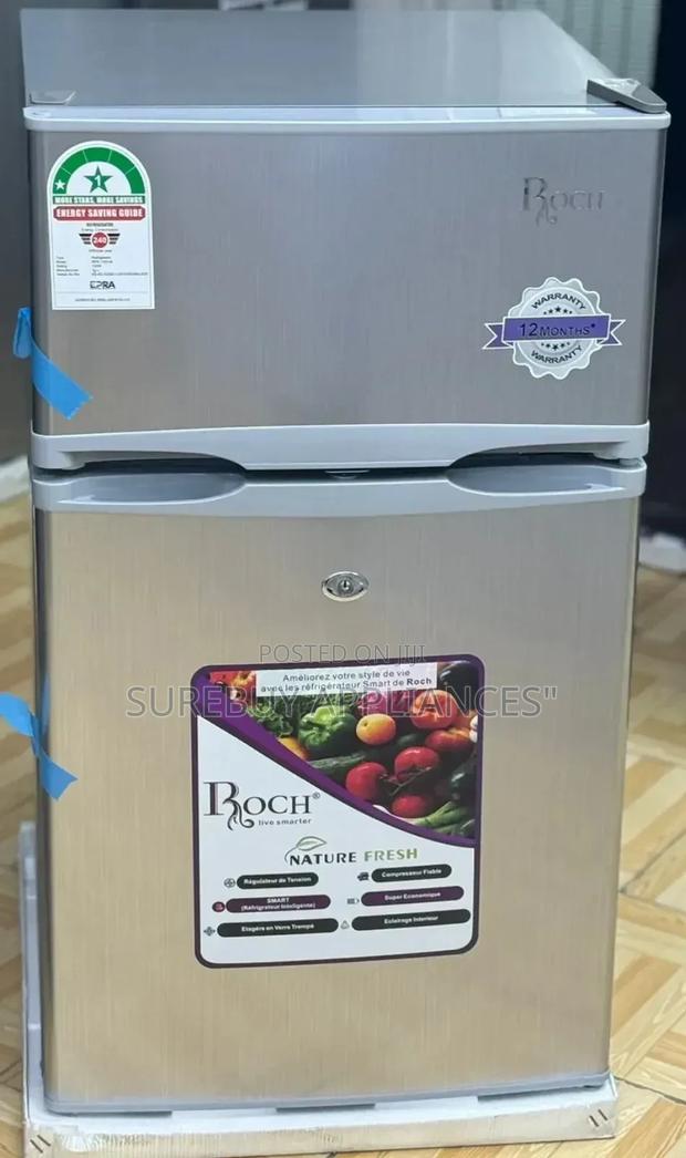 Roch 90l Double Door Refrigerator - main view