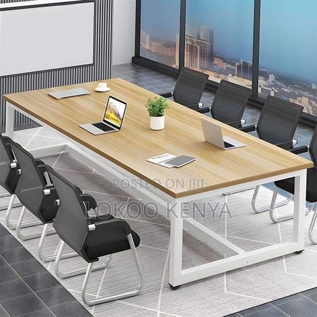 Office Table : Custom-Made Office Woooden Table - thumbnail 5
