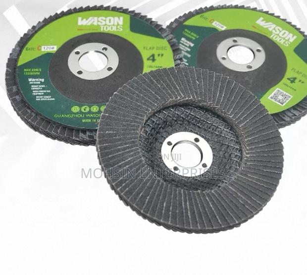 Wason 4 Inch Glass Flap Disc. Available - main view