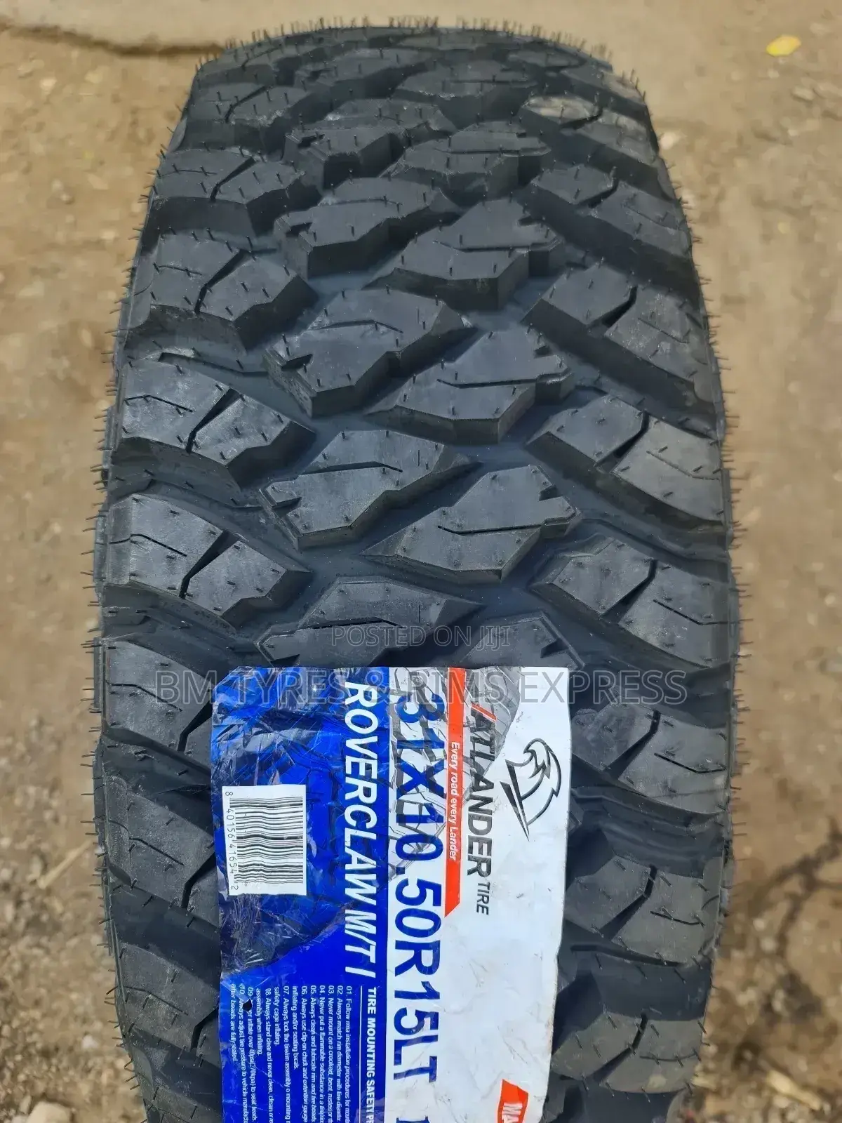 31x10.50r15 Atlander Tyres (Mud Terrrain)