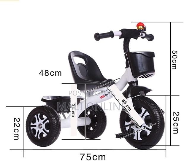 Colorful 3-wheel Kid Tricycle With Front & Rear Basket - thumbnail 2