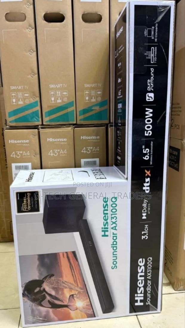 Hisense Soundbar Ax3100q 500w Soundbar System - main view