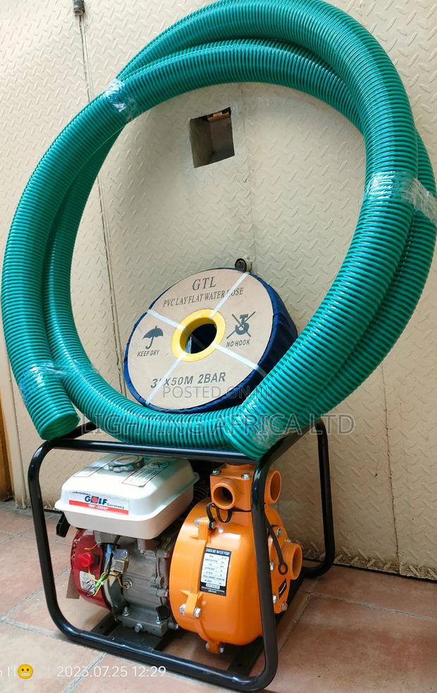 2" High Pressure Water Pump 50 Meters Delivery Pipe