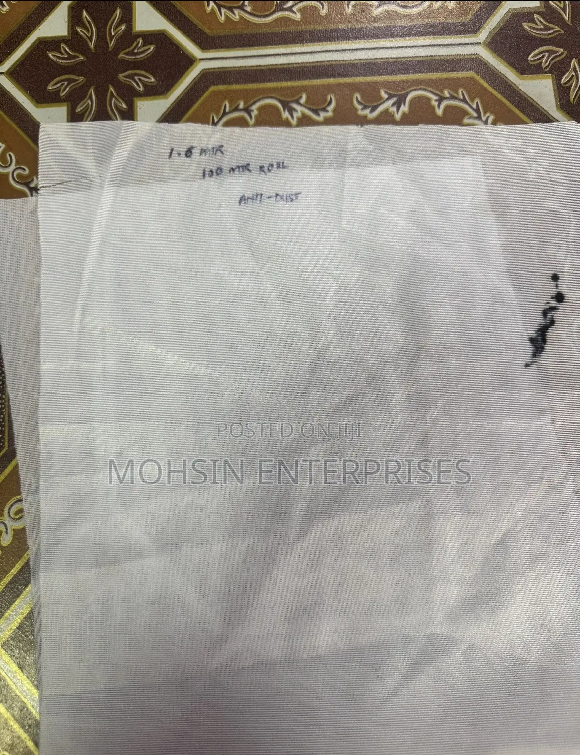 Dust-Proof 150d Polyester Fabric 100m–1.6m Height Flags Material
