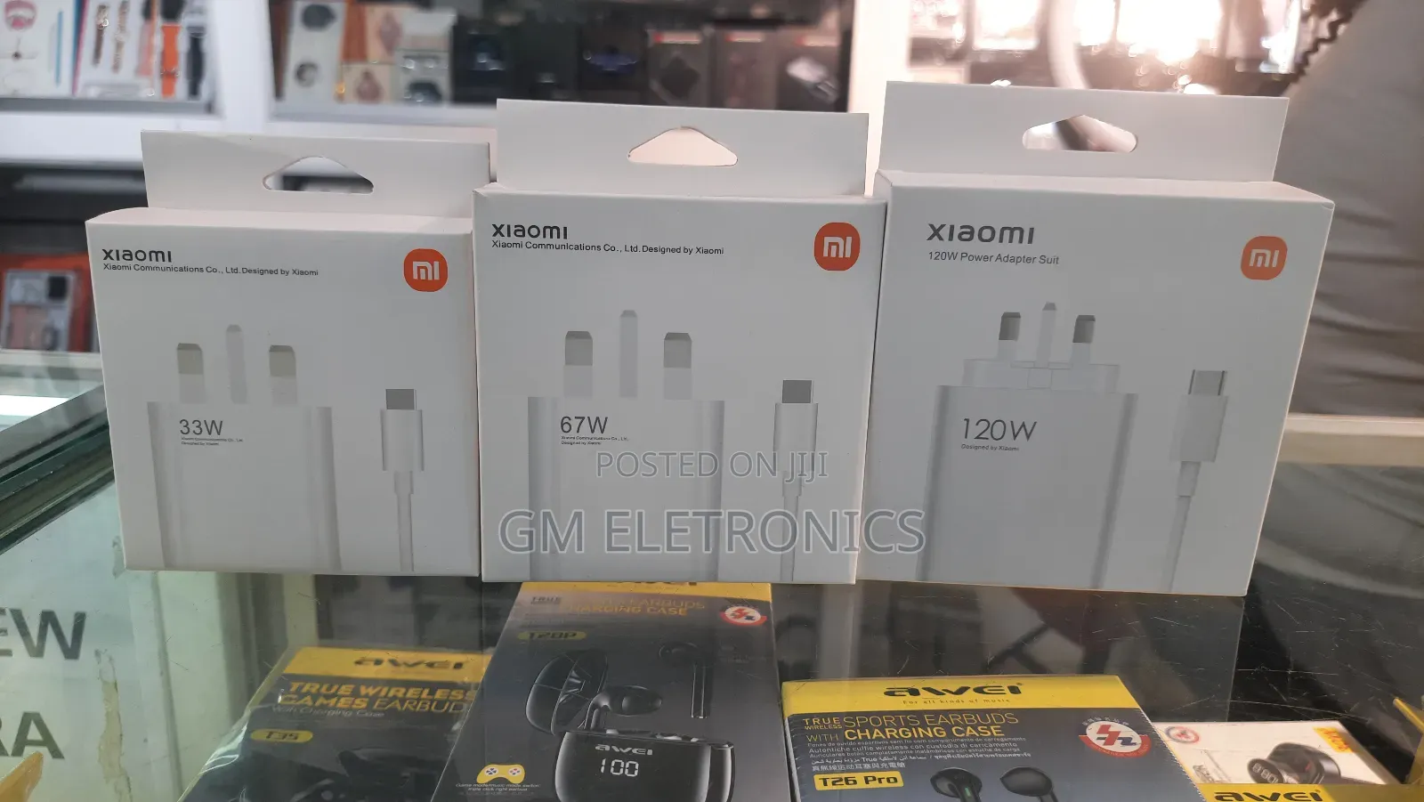 Brand New Mi Ultra Fast Charger(33w ,67w 120w)With Type C.