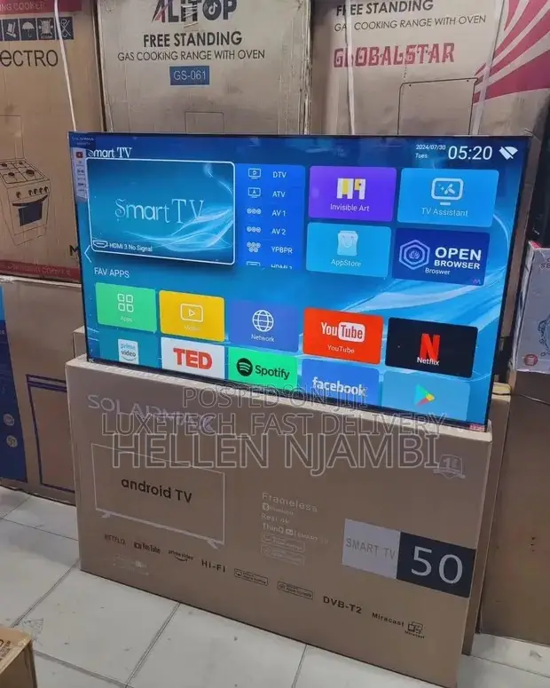 Solarmax 50" Inch Frameless Smart Android Tv