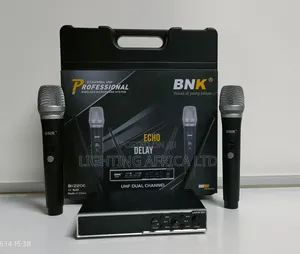 BNK 150 Meters Frequency Dual Wireless Microphone