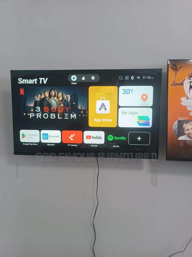 New 43 Inches Smart Android Tv Syinix Dx7jb - thumbnail 2