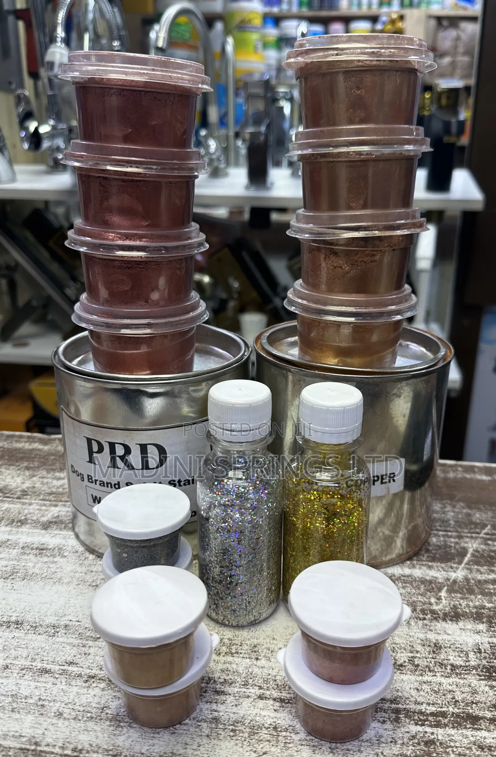 Sparkling Paint/Wood Stains Glitters (Gold,Copper Bronze)