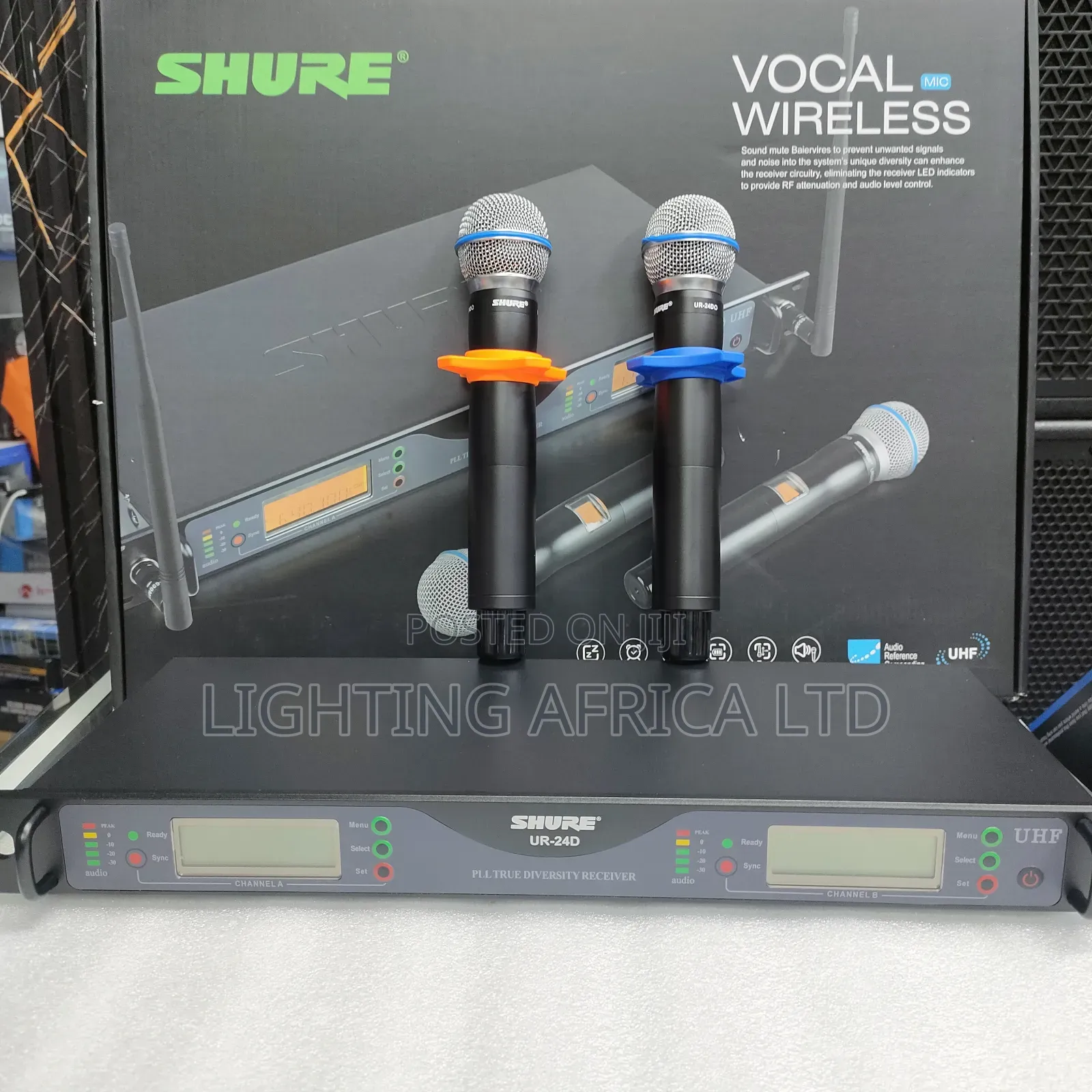 300 Meters Shure Vocal Wireless Microphone
