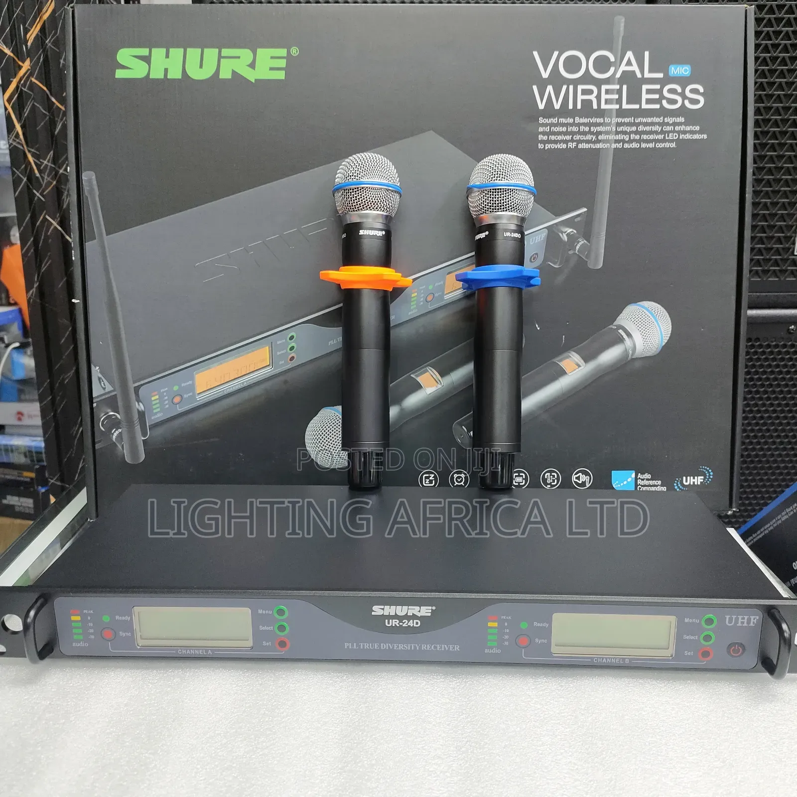 300 Meters Shure Vocal Wireless Microphone
