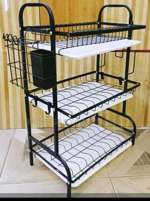 3 Tier High Quality Carbon Steel Dish Rack* - thumbnail 2