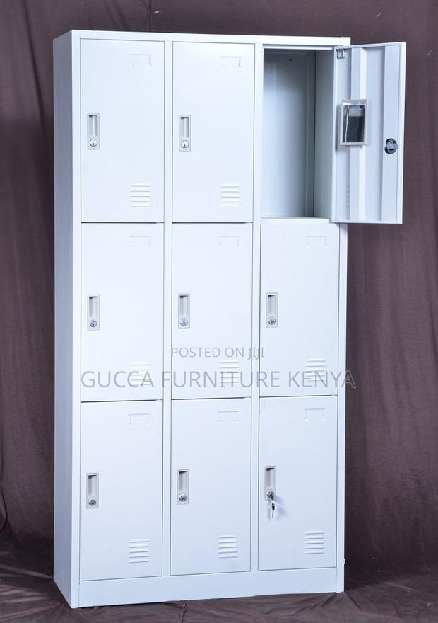 Cabinets:Durable Metal Document 12-Door Locker Cabinet - thumbnail 3