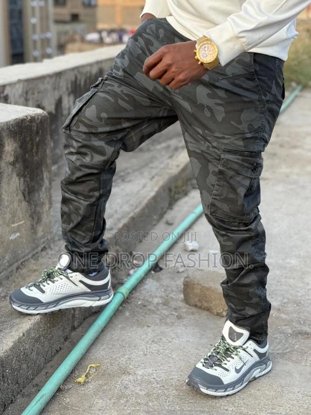 Camouflaged Cargo Pants
