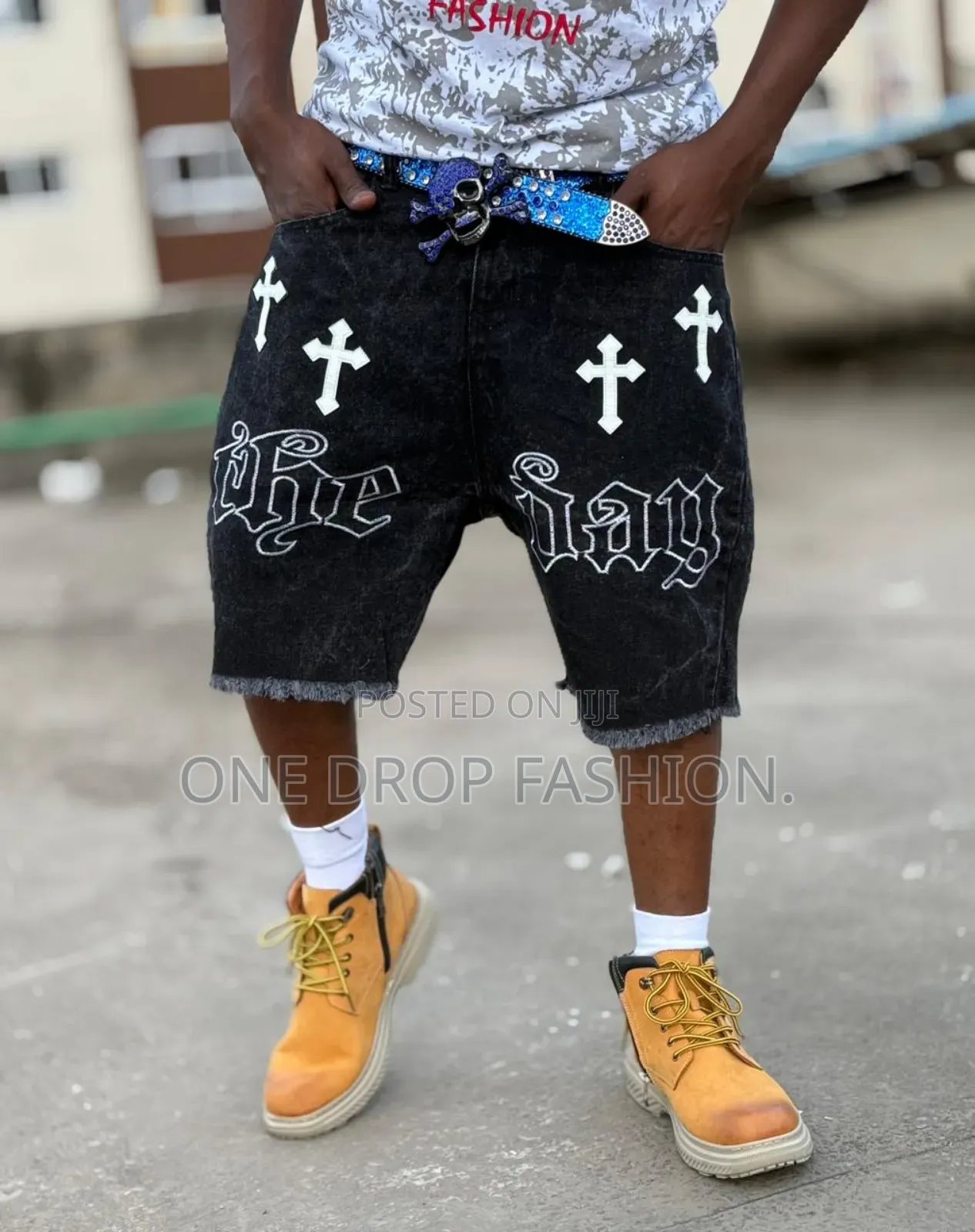Walk by the Truth Men Jeans Short