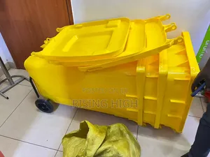 Heavy Duty 240 Litres Dustin With Pedals and Wheels