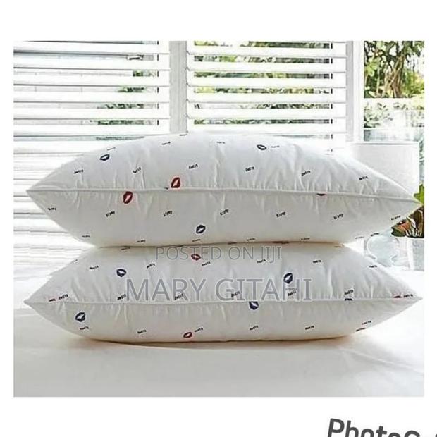 Good Quality  Pair Fibre Pillows