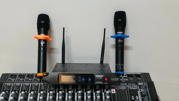 12 Channel Powered Mixer Usb/Bluetooth Wireless Microphone - thumbnail 2