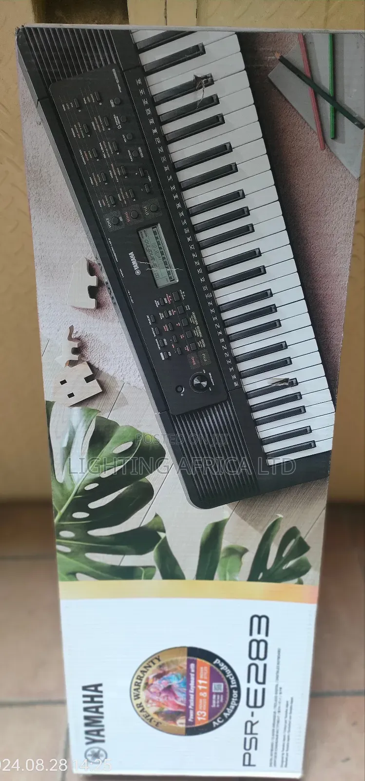 Original Yamaha Keyboard PSR E283 With Power Adapter
