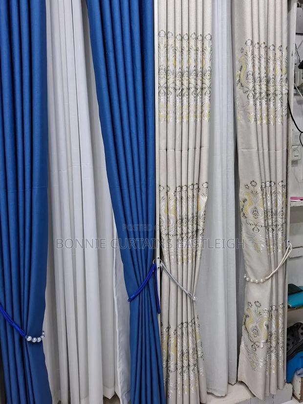 Blue Blackout Curtains - thumbnail 4