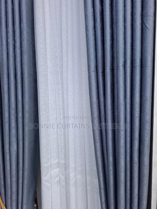 Glod Coloured Curtains for Dinning Room - thumbnail 3