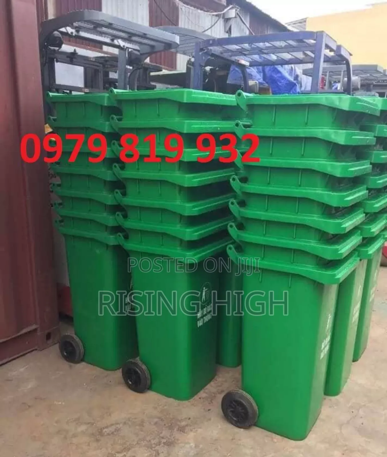 Pedal Operated Dustbin 240 L With Wheels