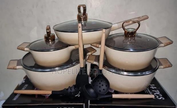 14 Pc Granite Cookware Set - thumbnail 2