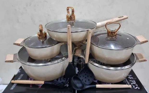 14 Pc Granite Cookware Set - thumbnail 4