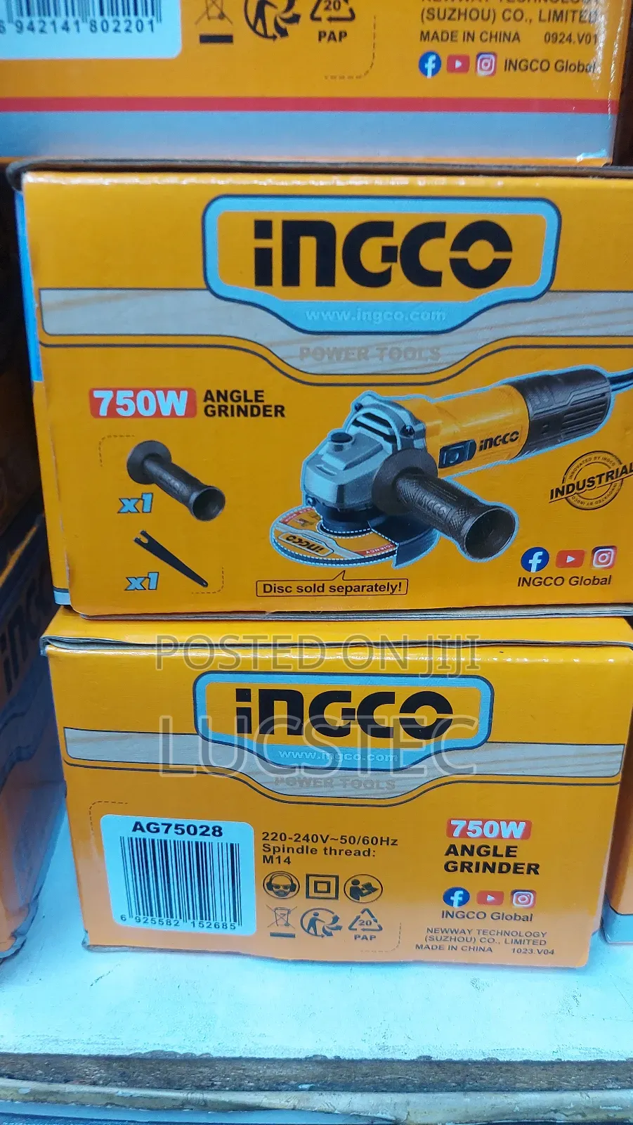 750w Electric Angle Grinder