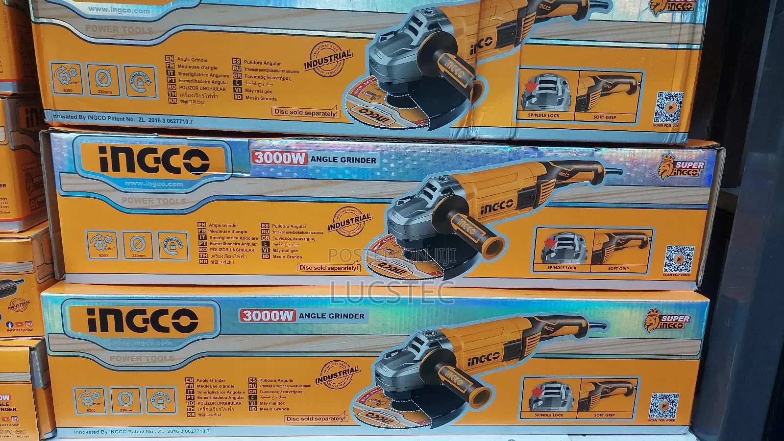 3000w Electric Heavy Duty Angle Grinder