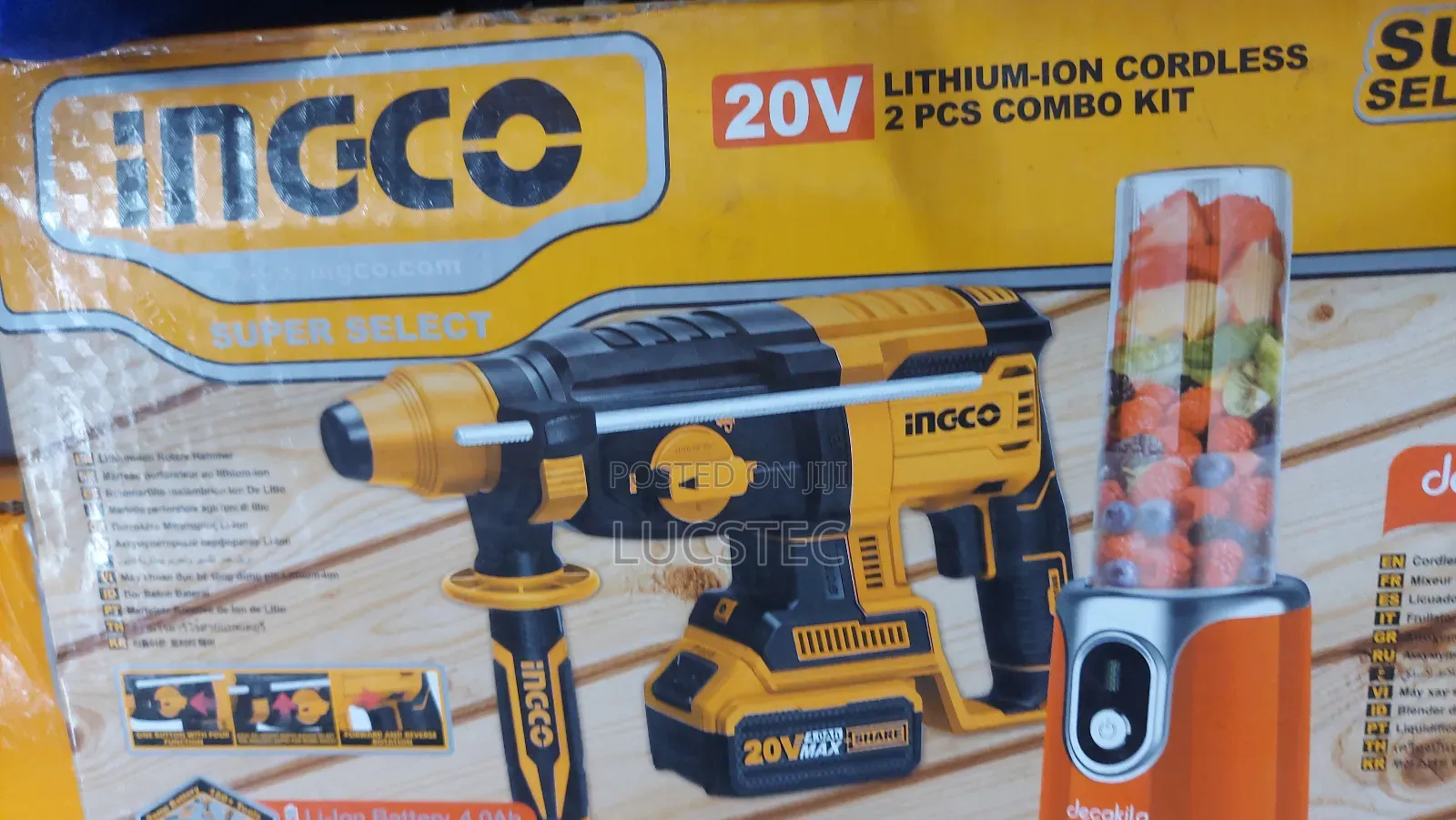 Heavy Duty Li-ion Rotary Hammer 20v
