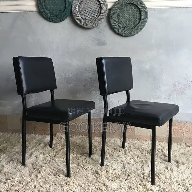 Home Office ; Black Stackable Office Visitor Seat