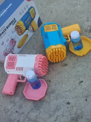 2 in 1 Battery-Operated Bubble Guns for Kids
