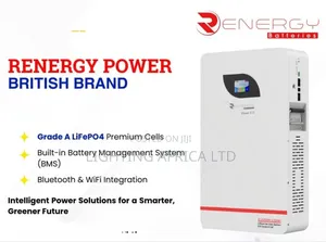 Quality Renergy 5.12kwh (100ah) Lifepo4 Lithium Battery Touch Screen
