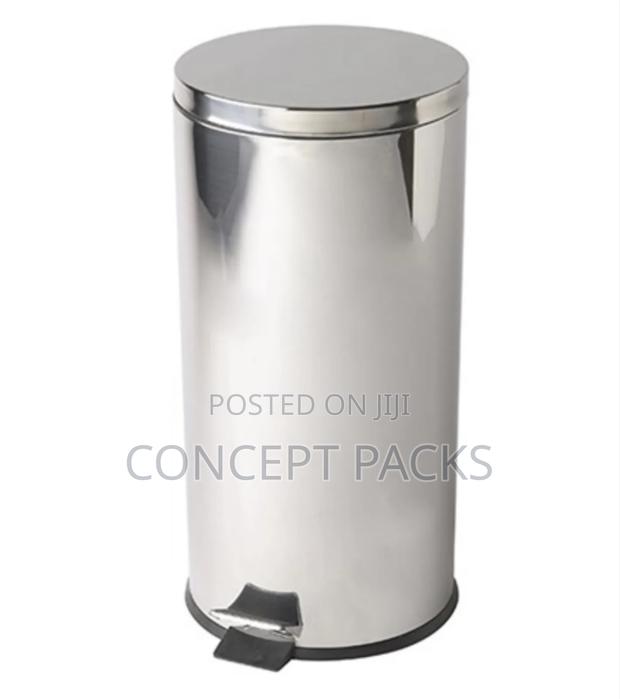 Pedal Bin Round Stainless Steel 12l